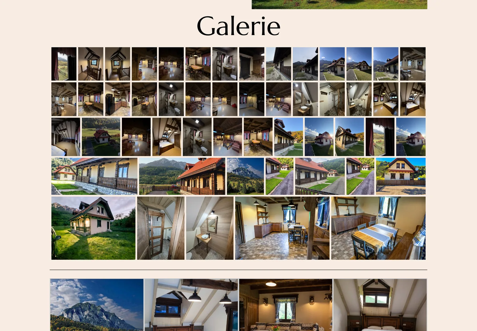 Galeria foto a cabanelor și a împrejurimilor